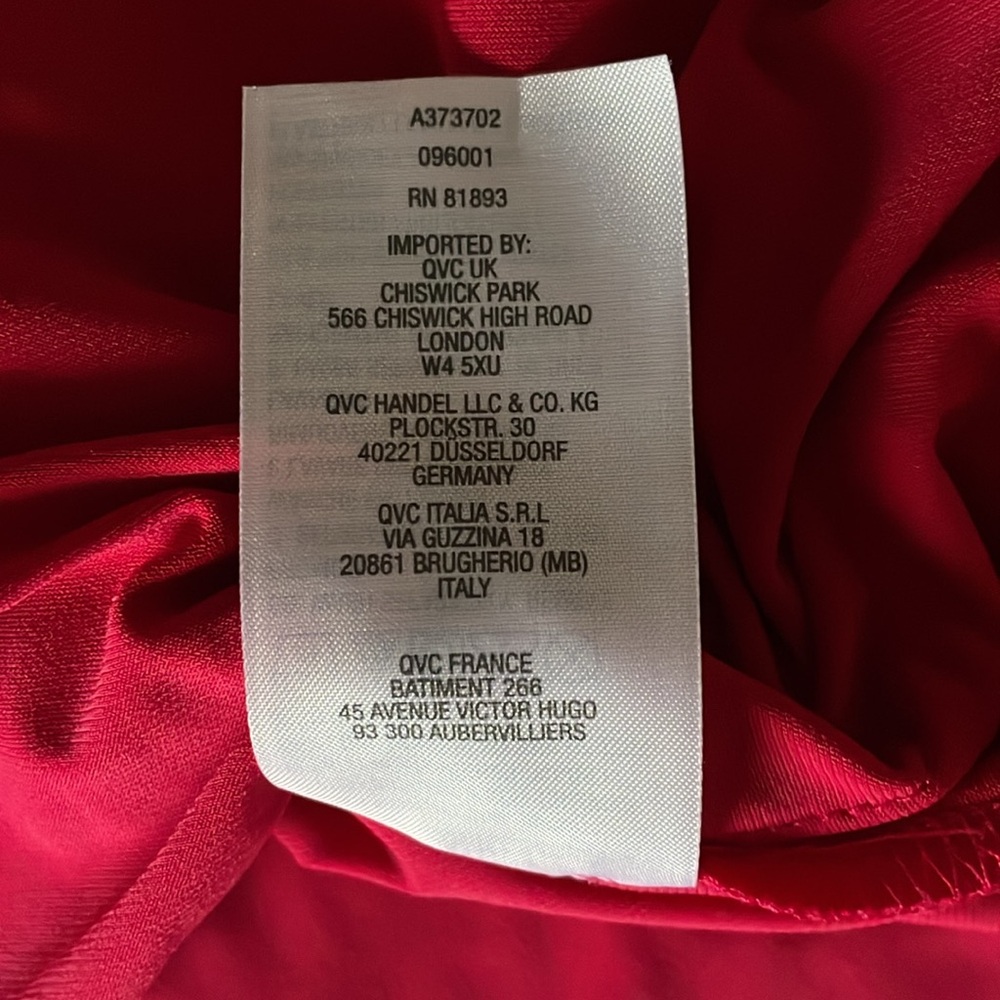 SUSAN GRAVER Modern Essentials Liquid Knit 3/4 Sleeves Tunic Fuchsia QVC Small - Picture 7 of 9